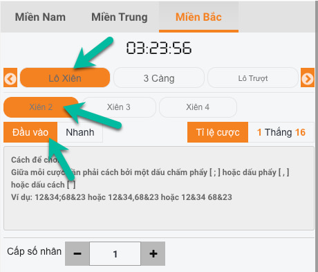 Hướng dẫn đánh Lô Xiên tại nhà cái Tobet88